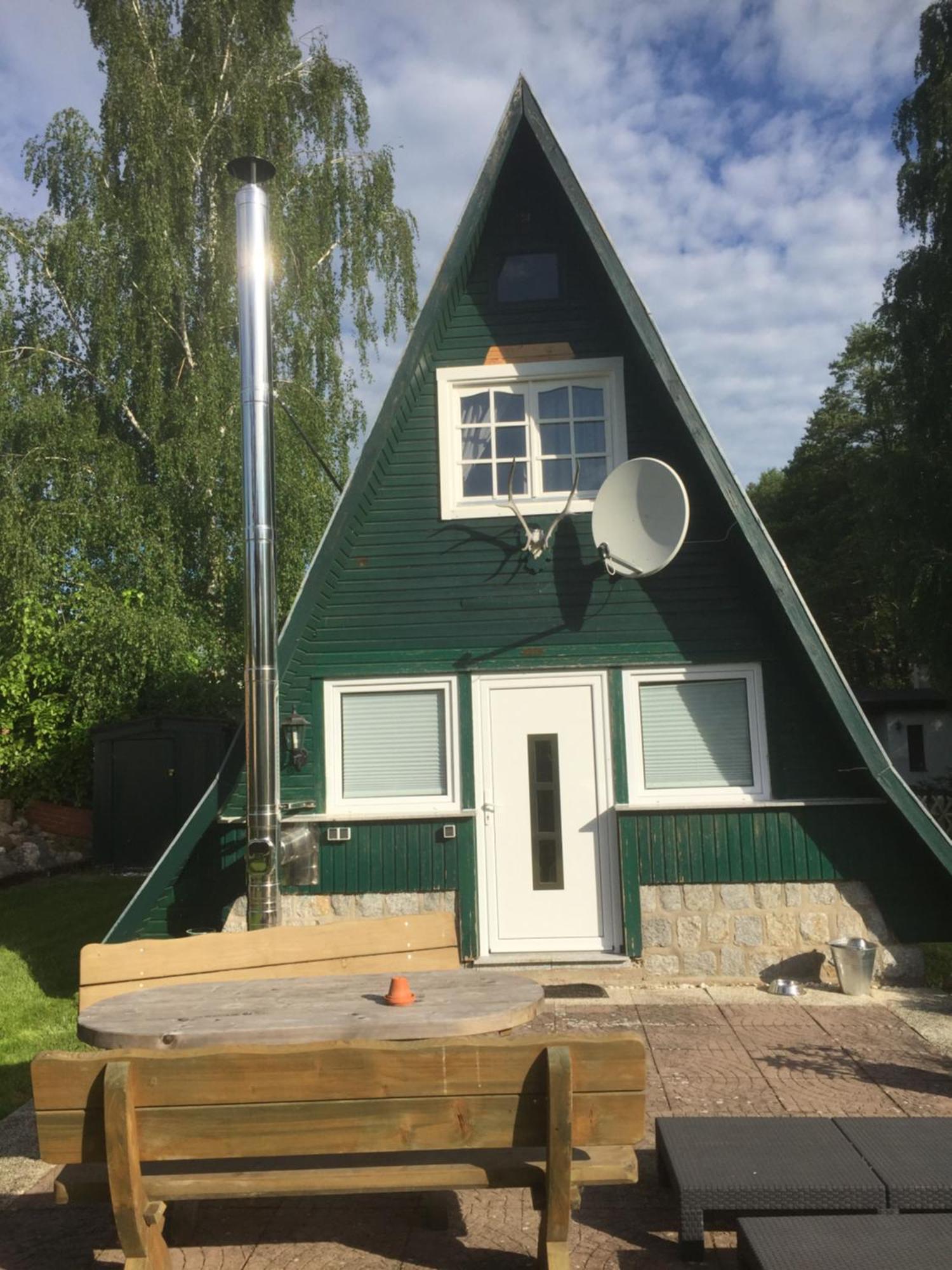 Ferienhaus Typ - Finnhütte Muhl Rosin Exterior foto
